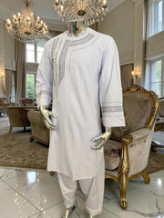 Small Traditional Afghan Men’s Parahan Tunban Hand Embroidered