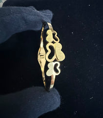 Gold-Tone Butterfly Stretch-Open Bangle Bracelet 8058